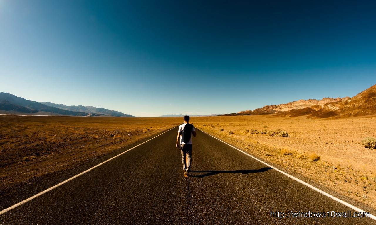 1280x768 Alone boy HD wallpaper
