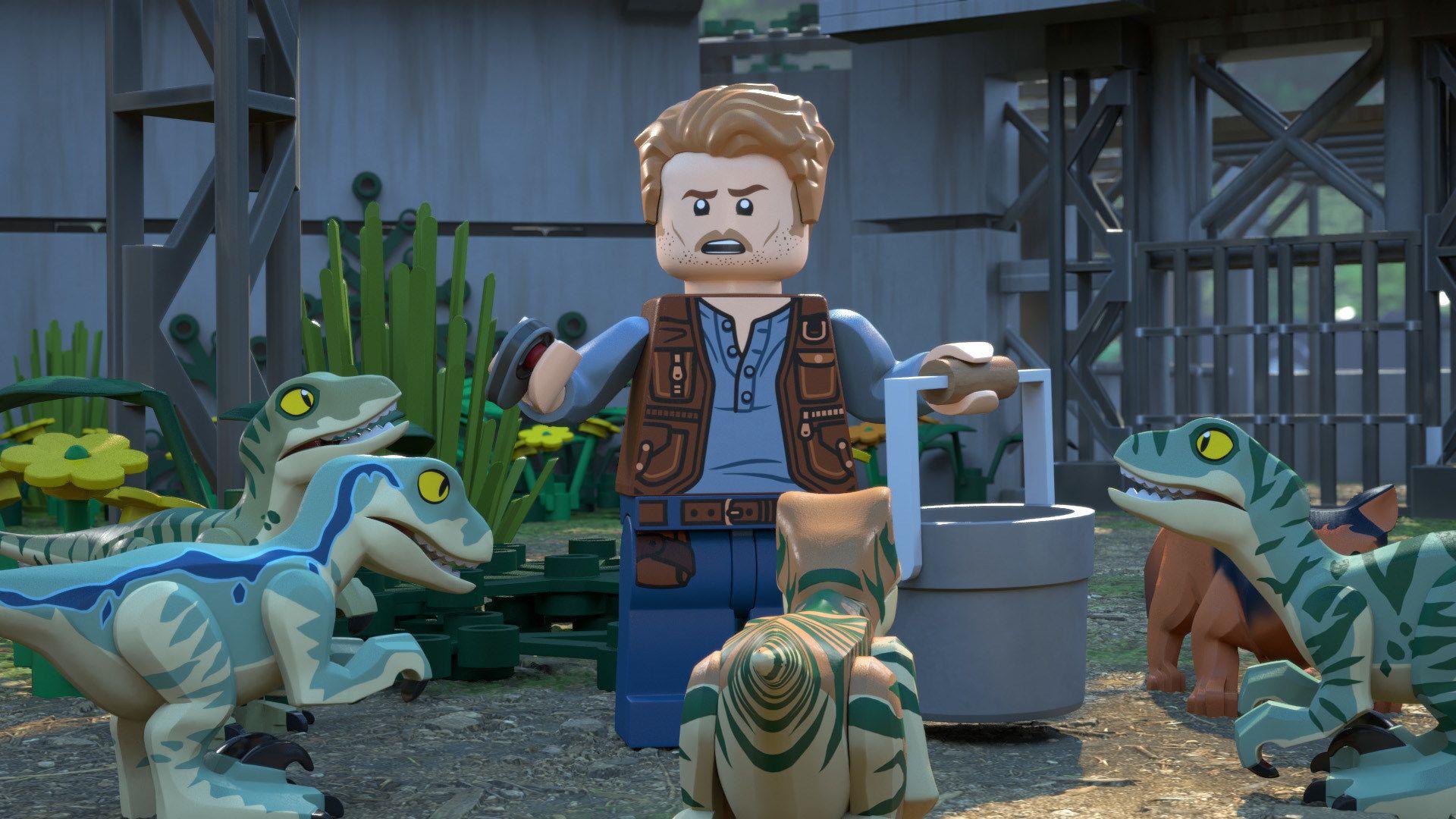 what movies does lego jurassic world have