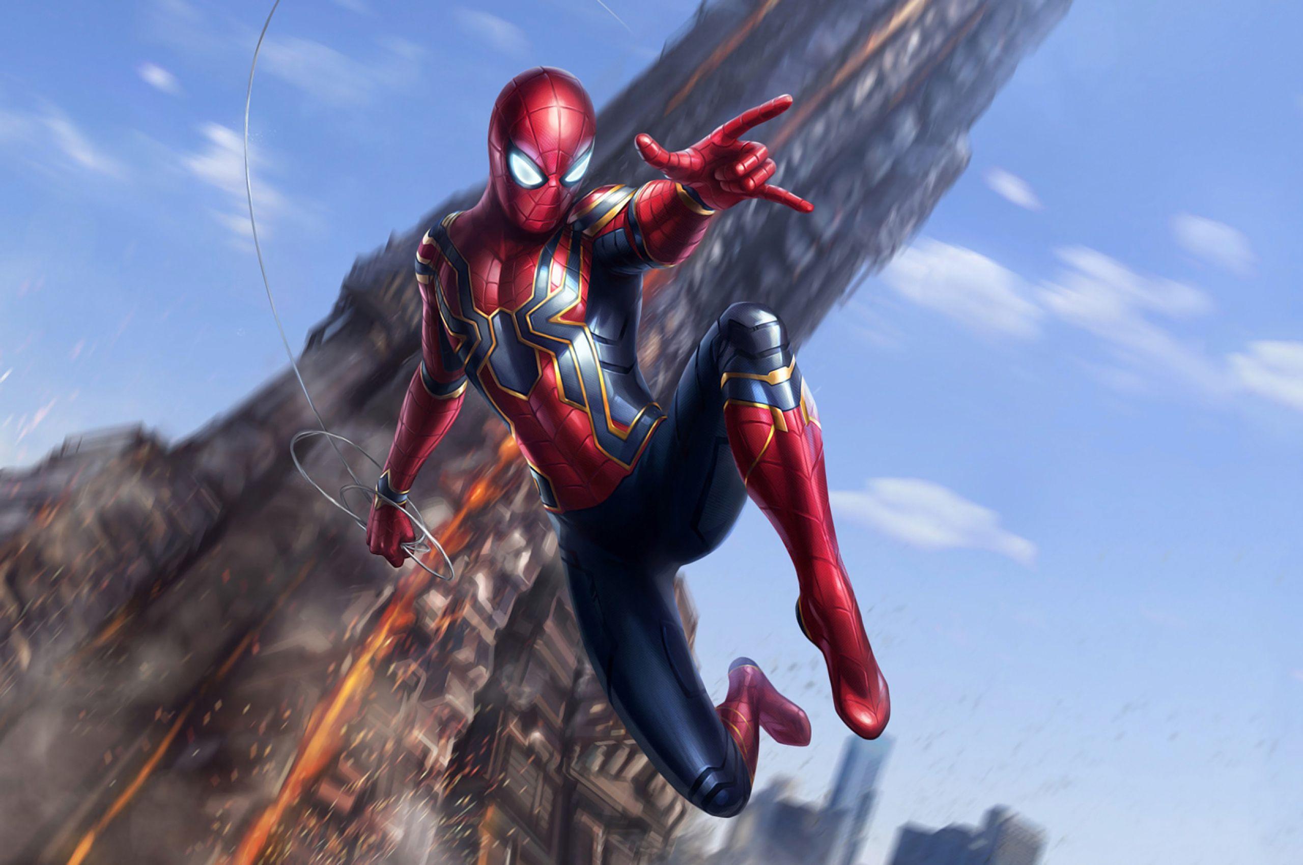 2560x1700 Iron Spider Avengers Infinity War Chromebook Pixel Wallpaper, HD Movies 4K Wallpaper, Image, Photo And Background