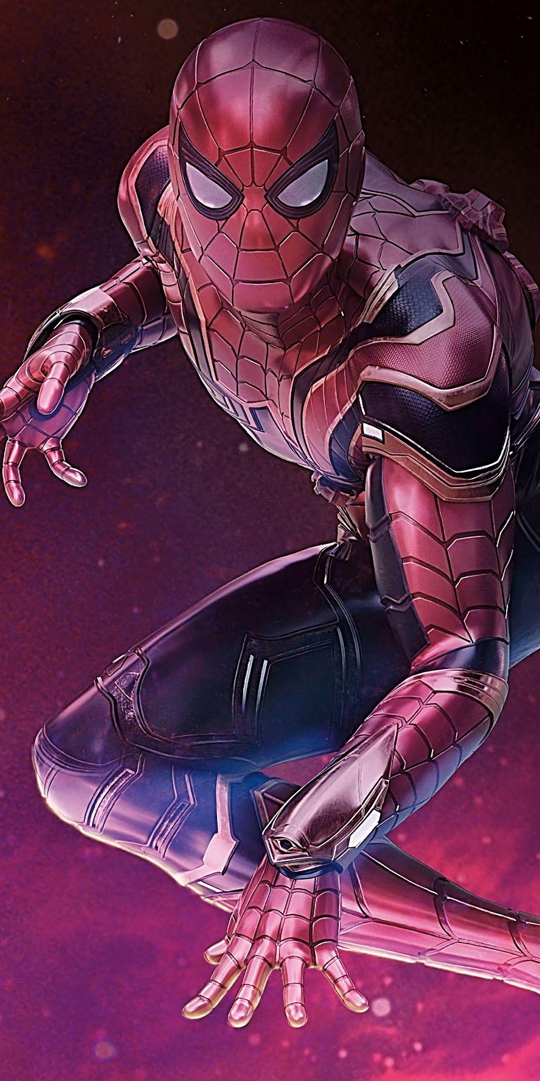 1080x2160 Spider Man Avengers Wallpaper