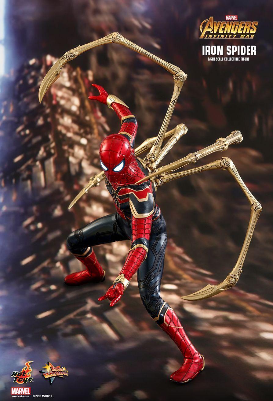 894x1311 Hot Toys 1 6th Scale Iron Spider Avengers: Infinity War. Iron Spider, Hot Toys, Marvel Toys