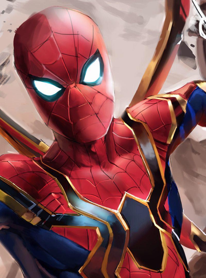 800x1080 Download 800x1280 Wallpaper Iron Suit, Spider Man, Avengers: Infinity War, Samsung Galaxy Note Gt N Meizu Mx 800x1280 HD Image Background