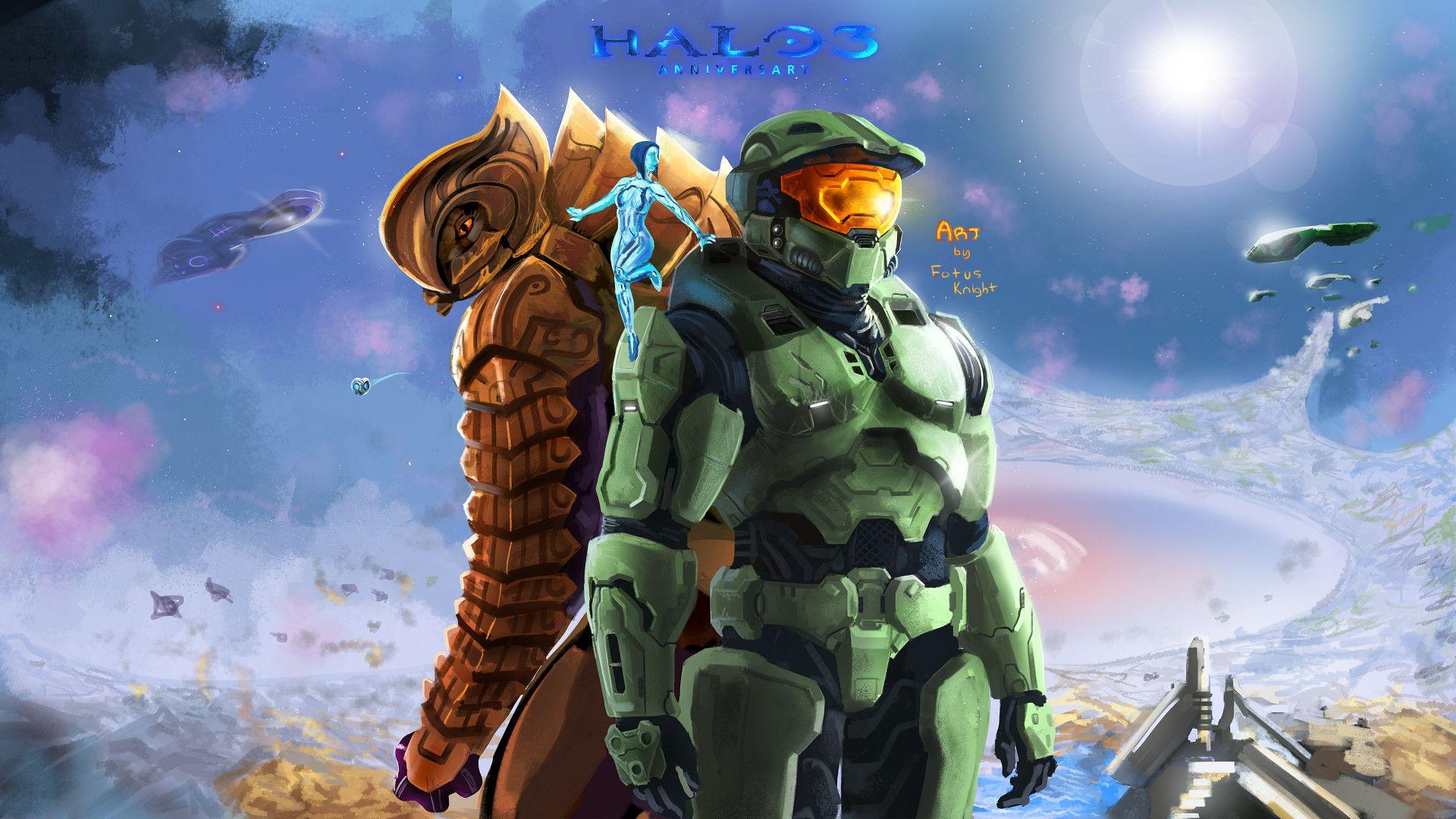 1920x1080 Halo 3: Anniversary, Fotus Knight