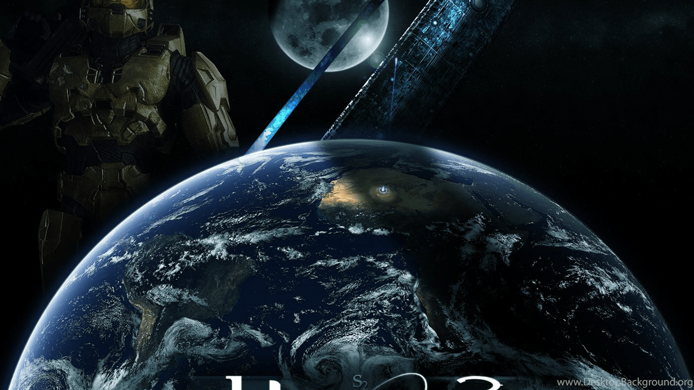 1366x768 Cool Halo 3 Wallpaper Desktop Background