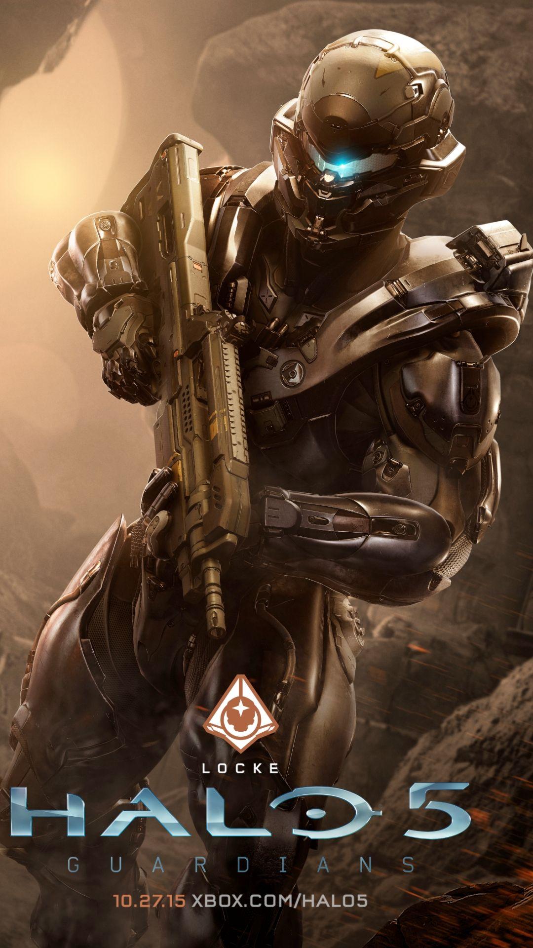 1080x1920 Locke Halo 5 Guardians wallpaper