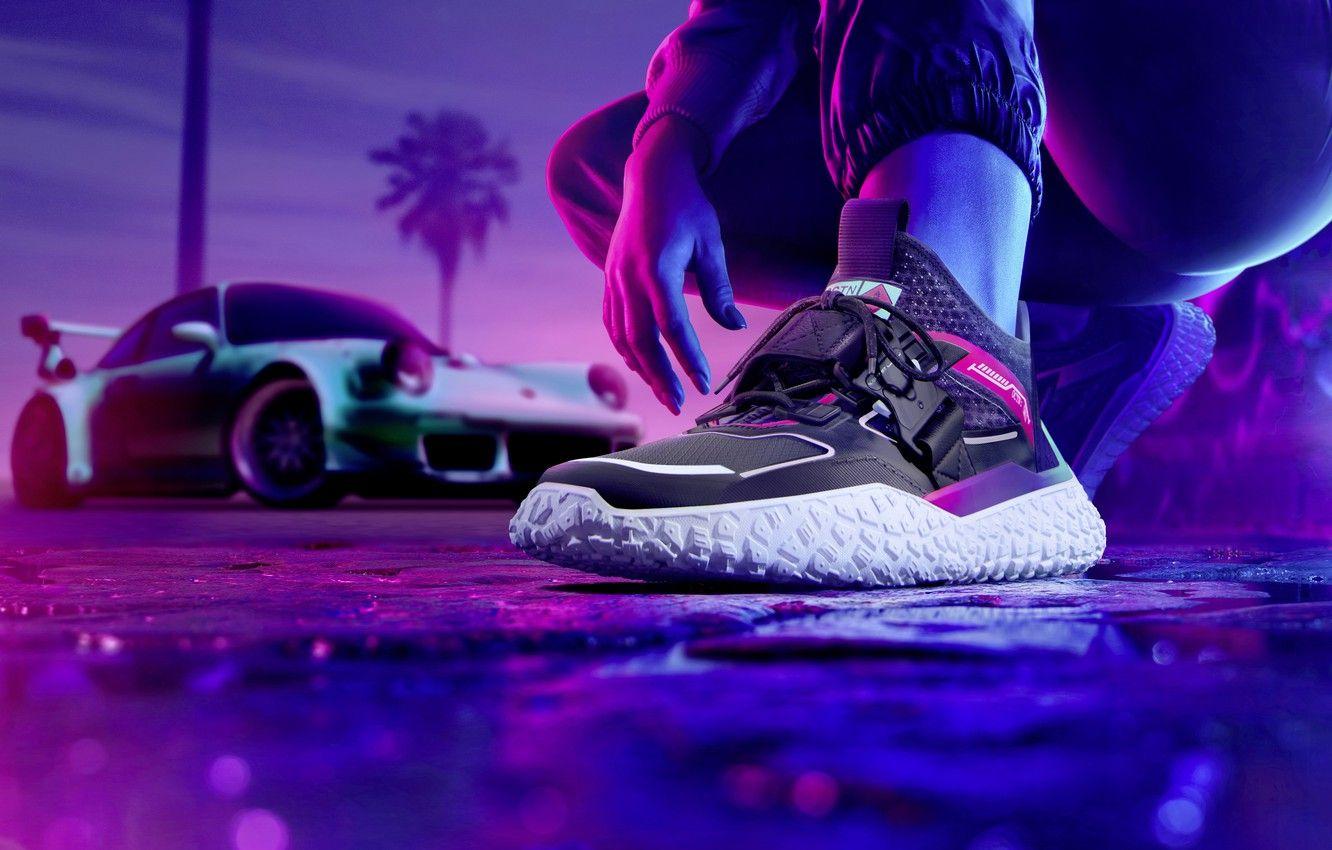 1332x850 Wallpaper Sneakers, PUMA, Need For Speed Heat, Exclusive Sneakers, Motorsport Indebted Hi OCTN Sneaker, Exclusive Sneakers Image For Desktop, Section стиль