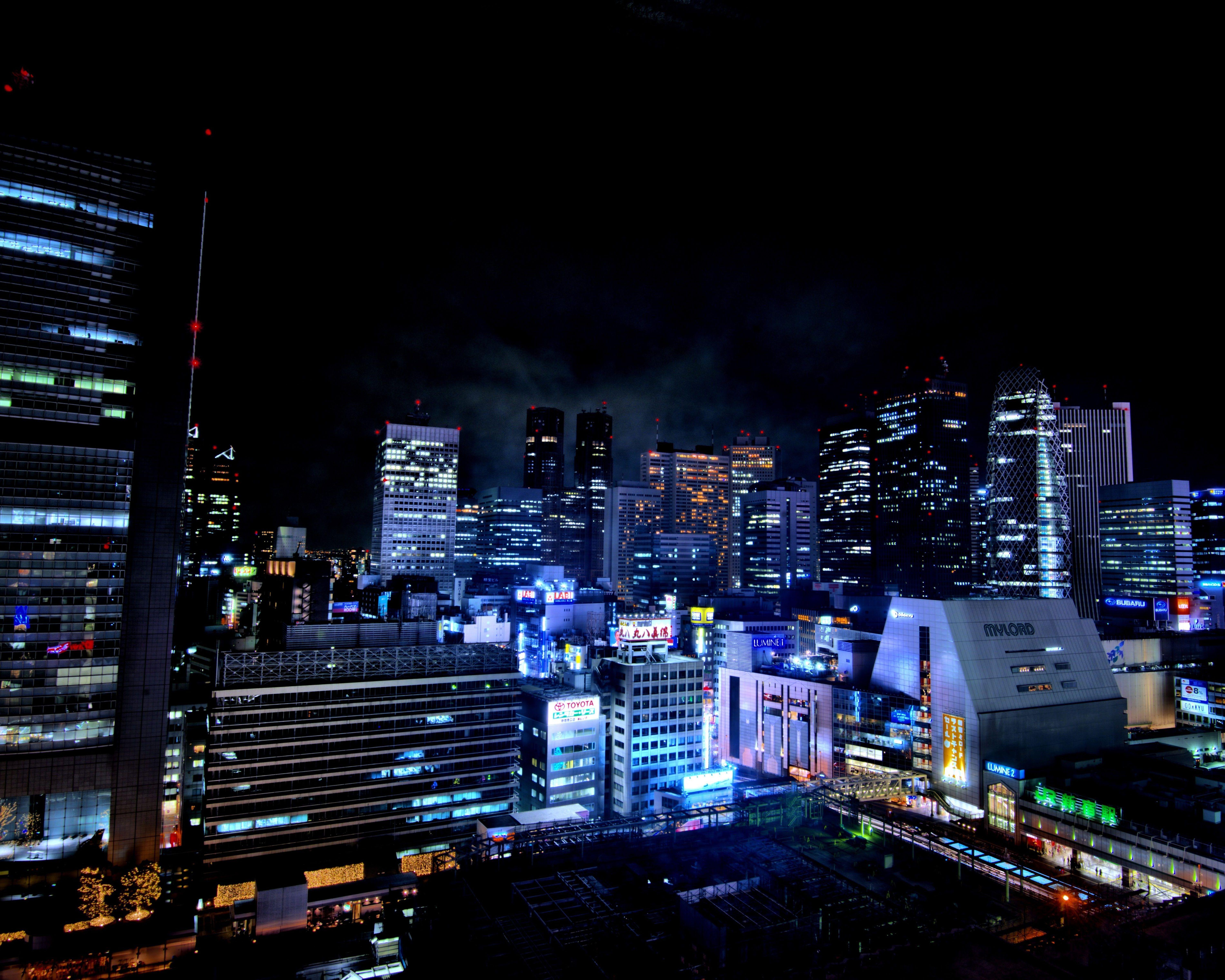 6000x4800 Tokyo At Night (Japan) 7K UHD Wallpaper