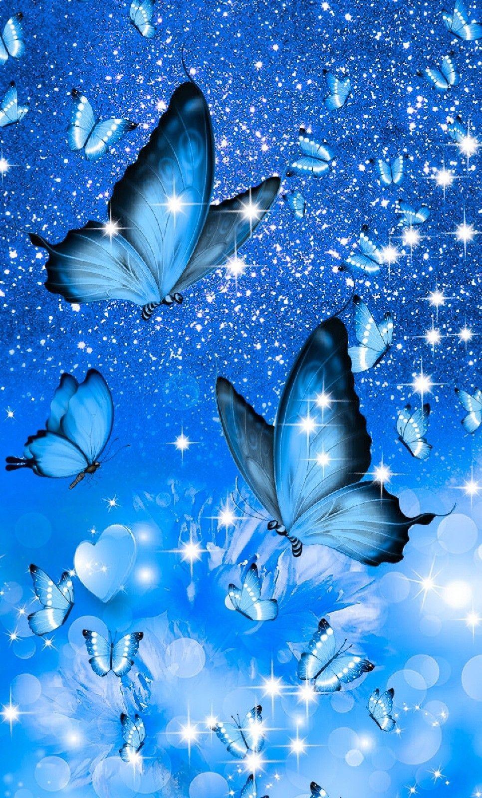 Blue Butterflies Wallpapers - ntbeamng