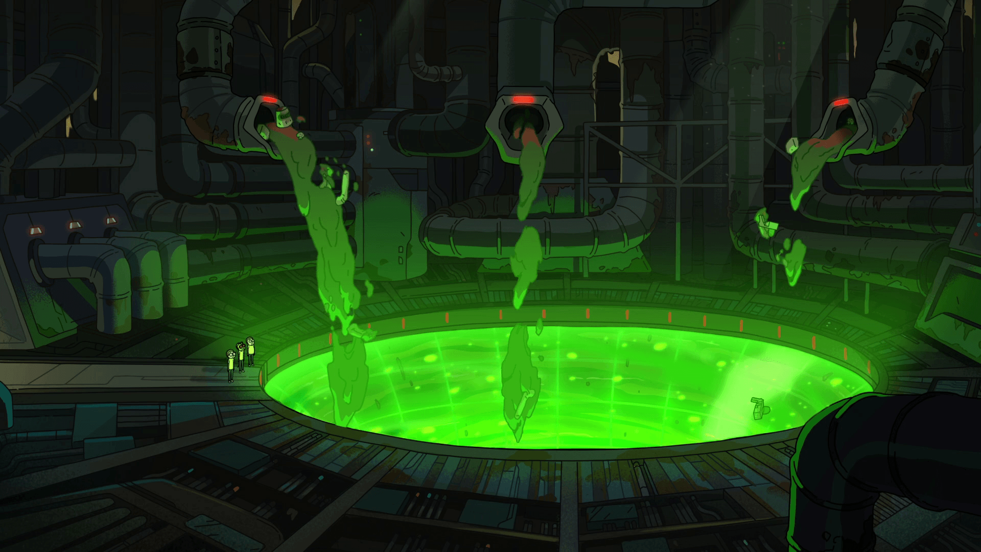 1920x1080 The Wishing Portal. Rick and Morty