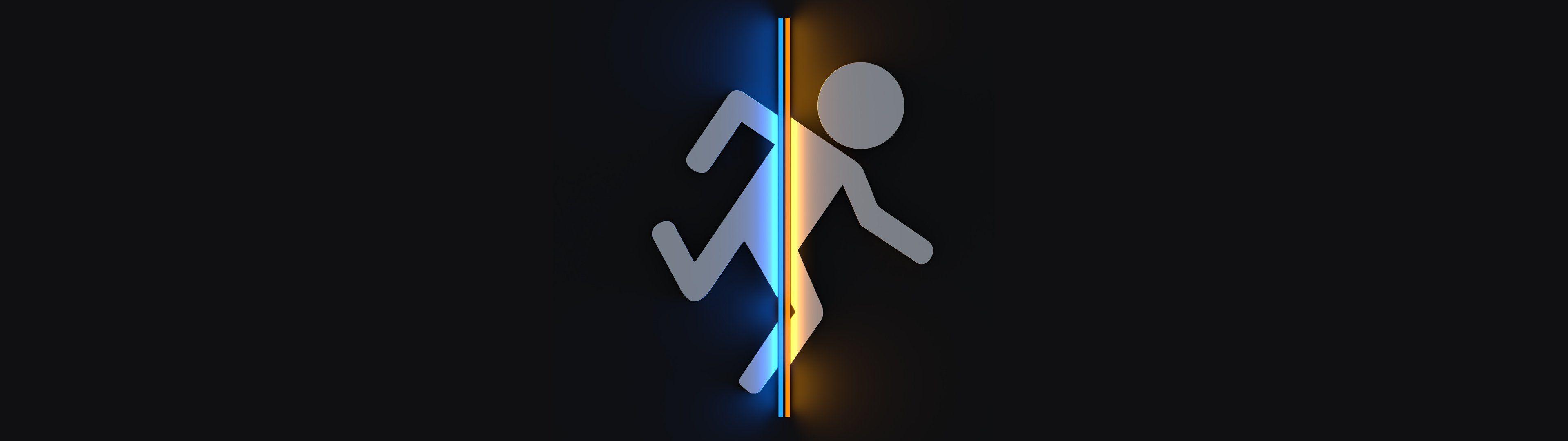 3840x1080 Portal 4K wallpaper for your desktop or mobile screen free and easy to download