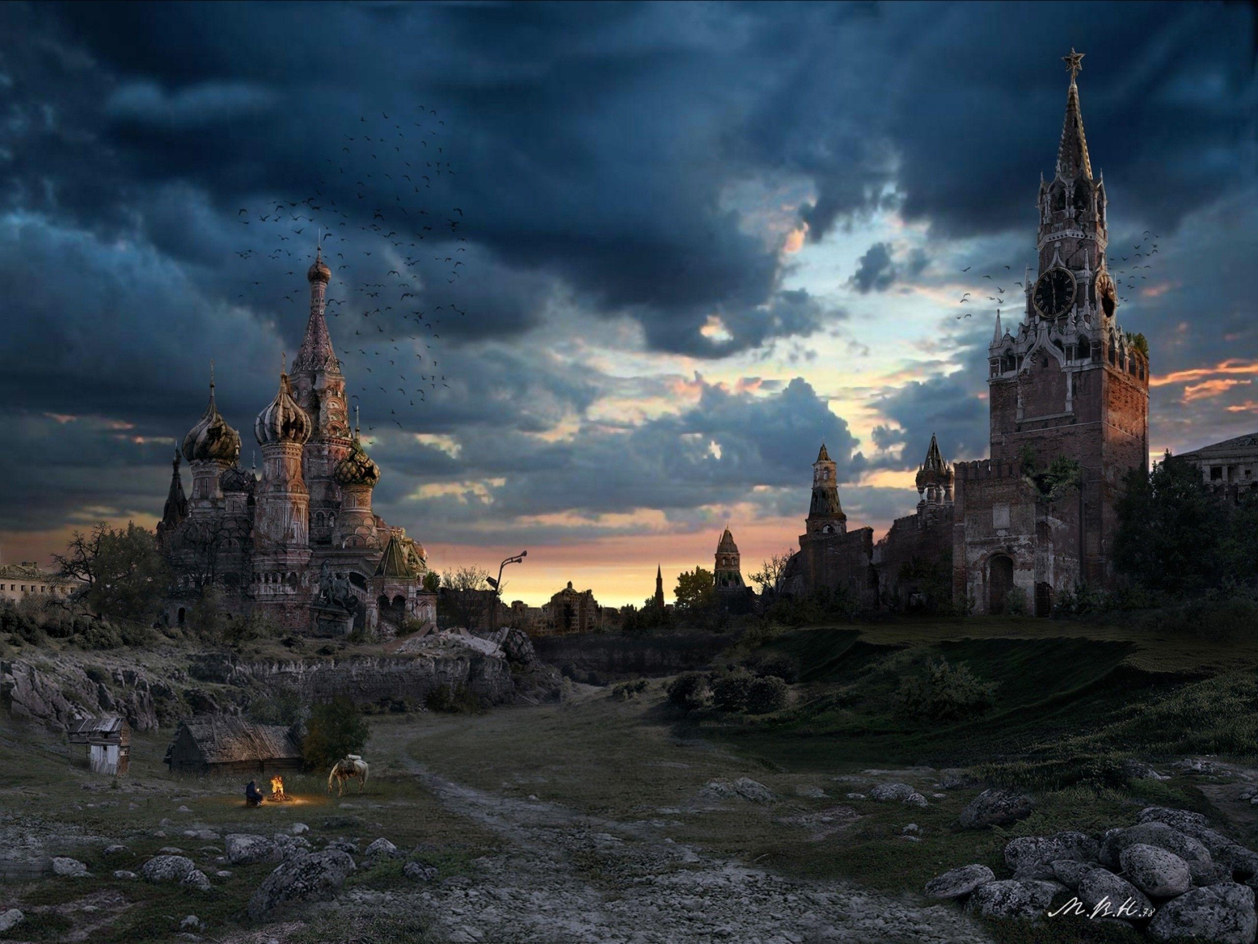 2560x1920 Moscow Red Square Apocalyptic desktop PC and Mac wallpaper