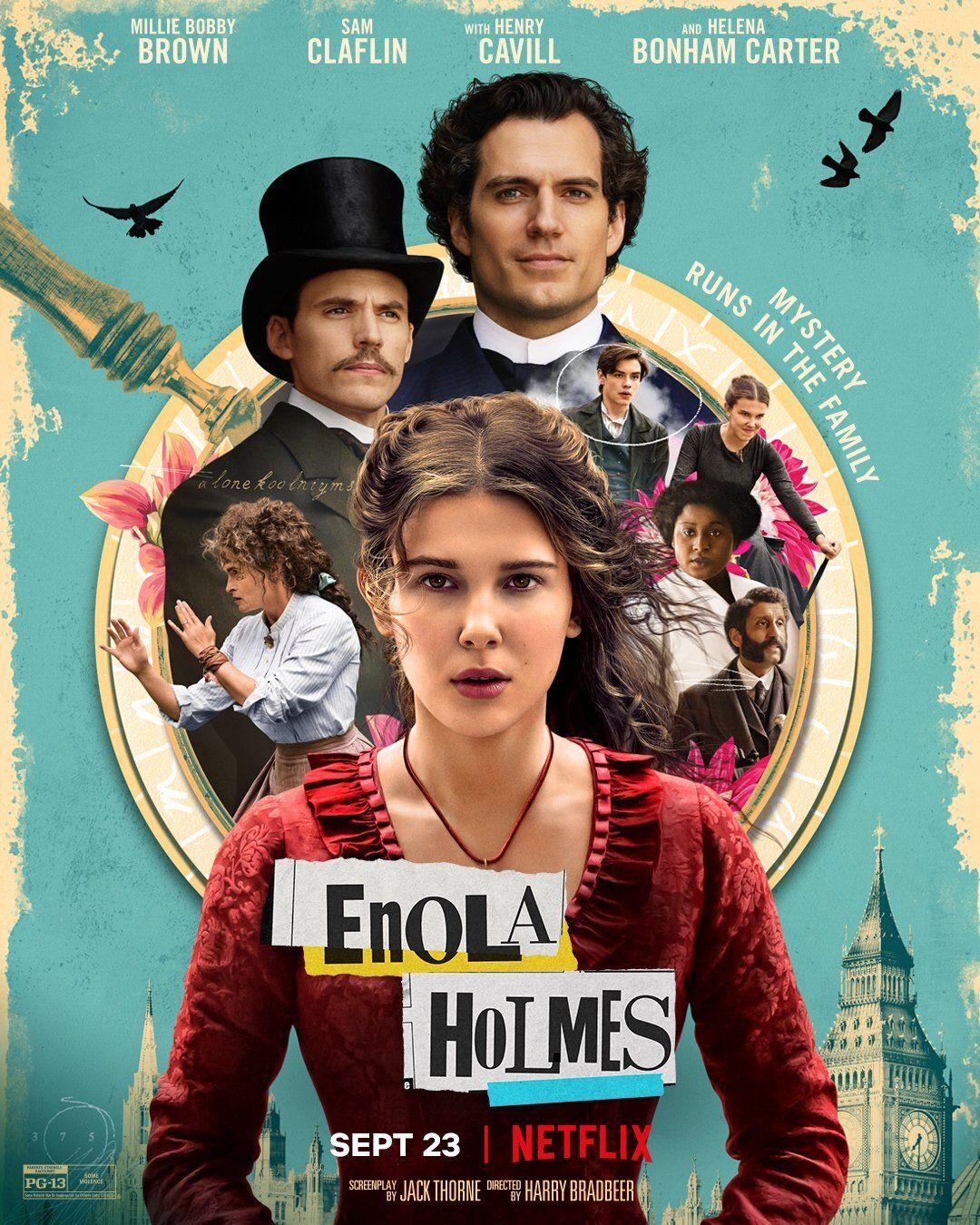 1080x1350 Poster and New Photo For Millie Bobby Brown's Sherlock Holmes Inspired Film ENOLA HOLMES