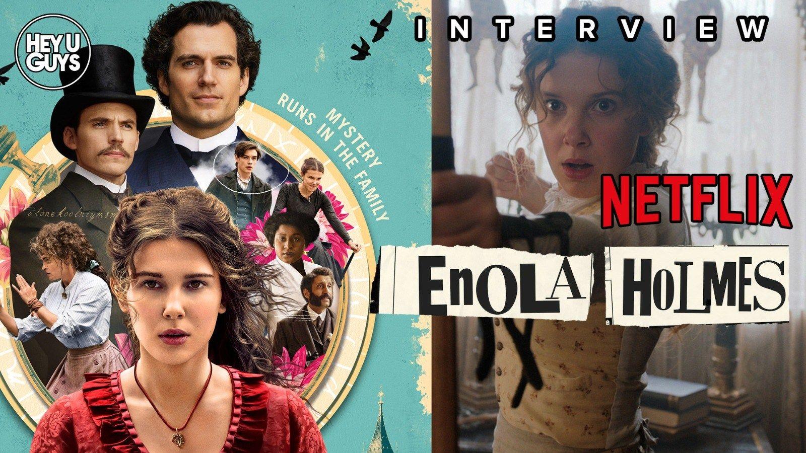 1600x900 She really loses herself in the moment Louis Patridge and Harry Bradbeer talk working with Millie Bobbie Brown on Enola Holmes