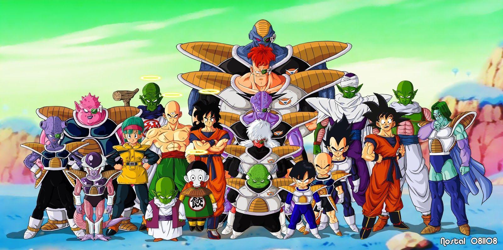 1600x794 Hình nền Dragon Ball Z tuyệt vời