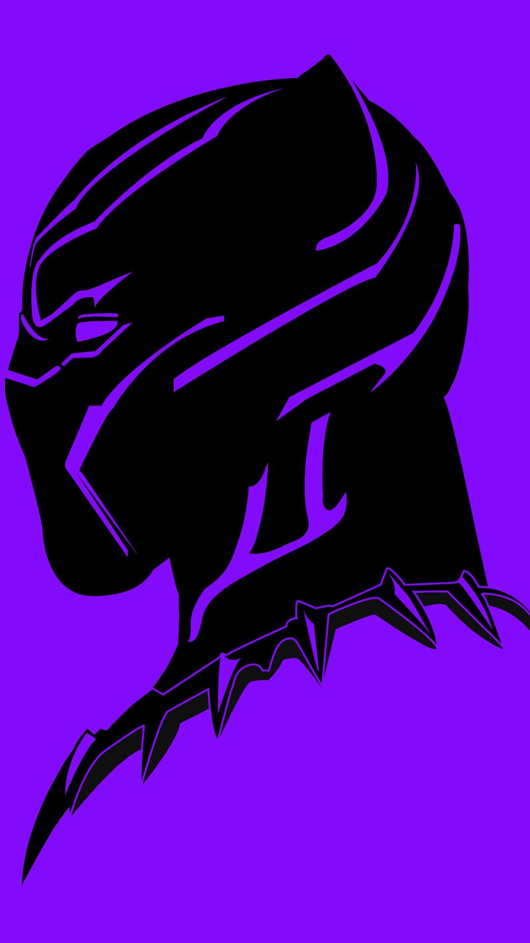 1080x1920 Black Panther Illustration Mobile Wallpaper (iPhone, Android, Samsung, Pixel, Xiaomi)