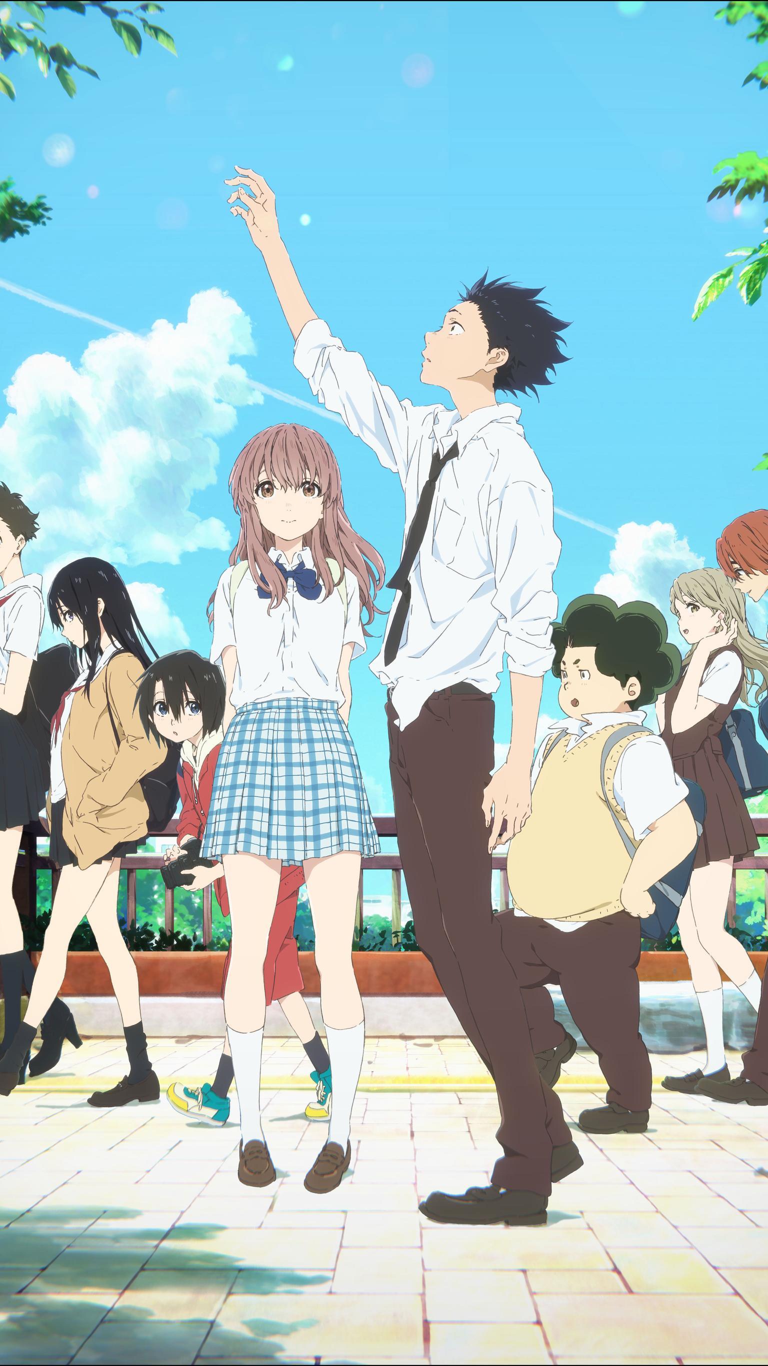 1536x2732 A Silent Voice Wallpaper