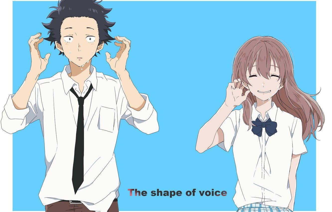 1332x850 Wallpaper girl, Anime, guy, two, tears, You no Katachi, A Silent Voice, Form Voice image for desktop, section сёнэн