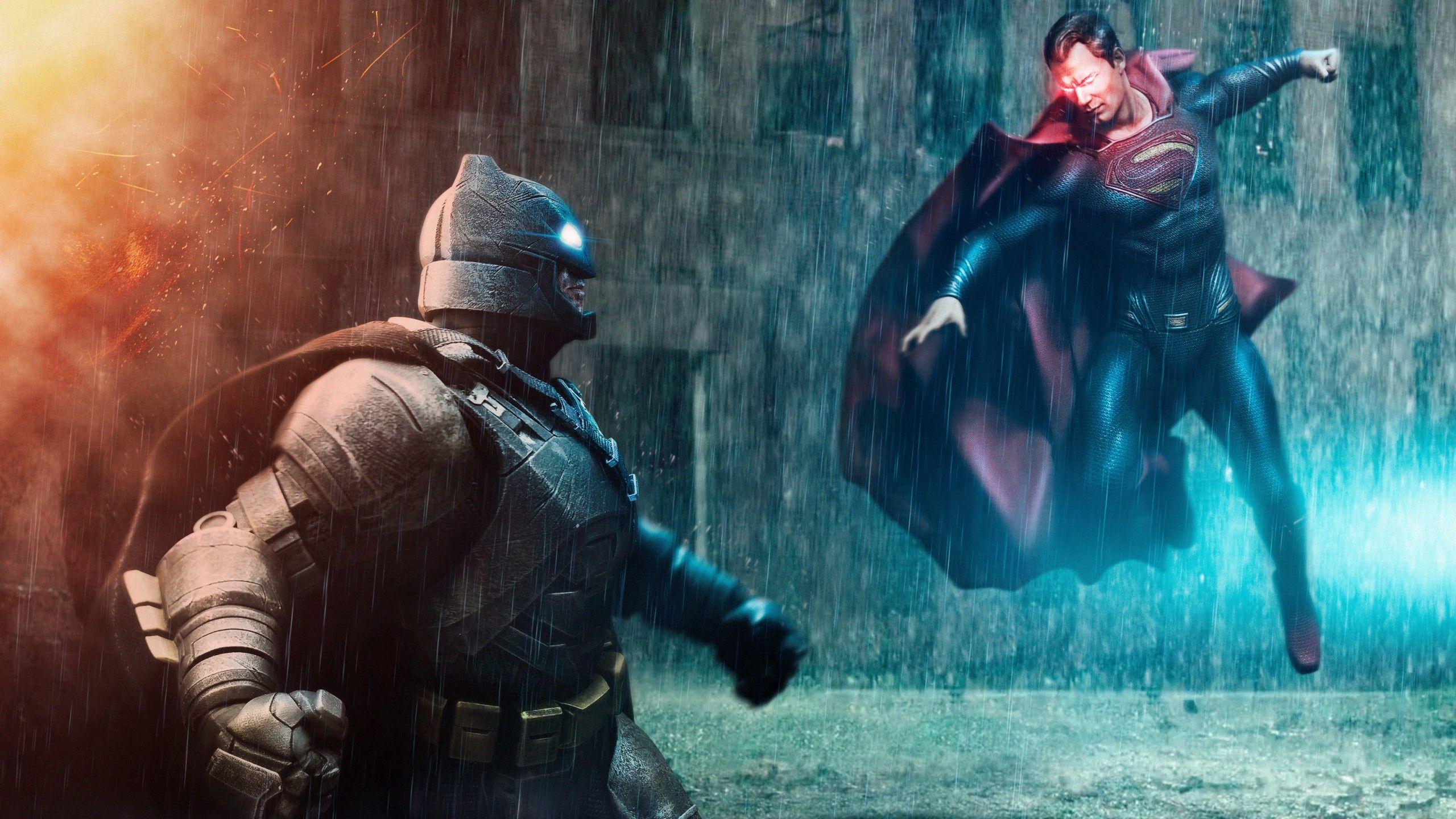 2560x1440 Wallpaper Batman v Superman, Fight, Batman, Superman, HD, Movies,. Wallpaper for iPhone, Android, Mobile and Desktop