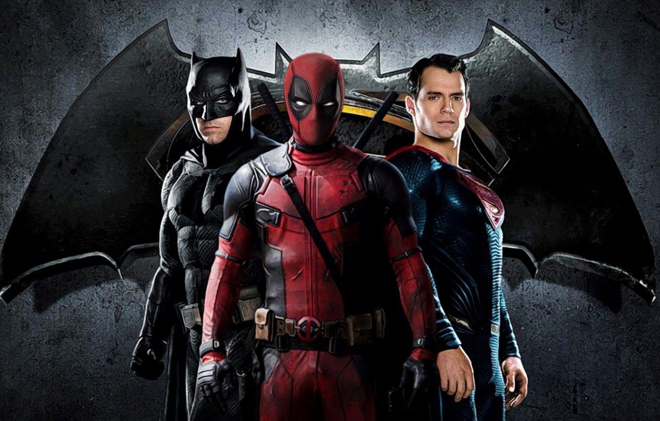 1332x850 Wallpaper Batman, Superheroes, Batman, Superman, Deadpool, Superman image for desktop, section фильмы