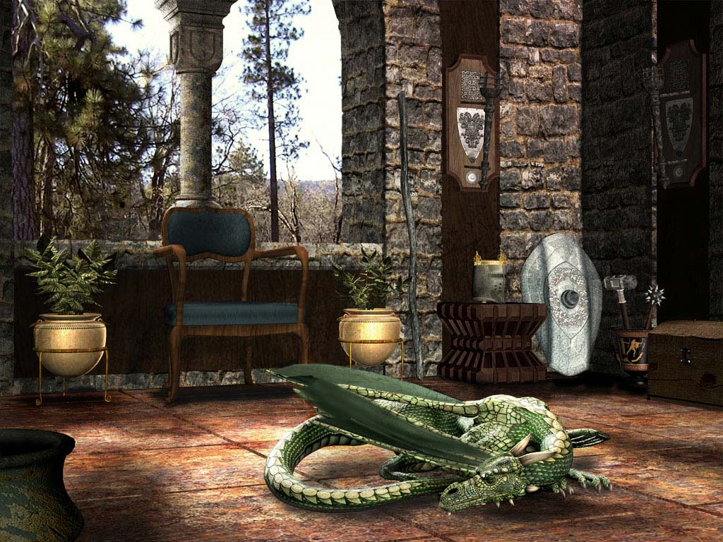 1024x768 Nap time, 1024 x 768pix wallpaper Fantasy Art, 3D Digital Art