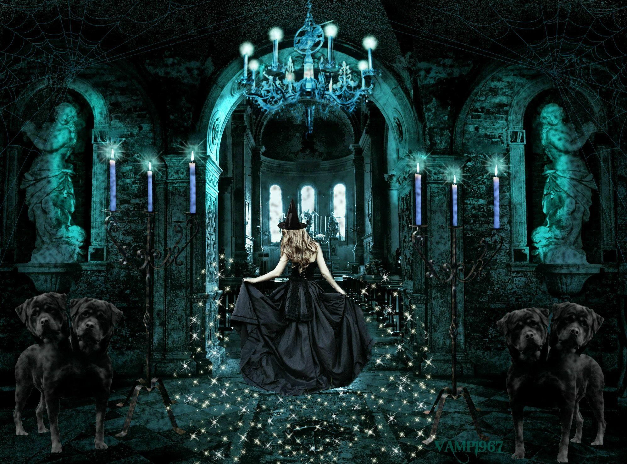 1994x1477 Dark Castle Background