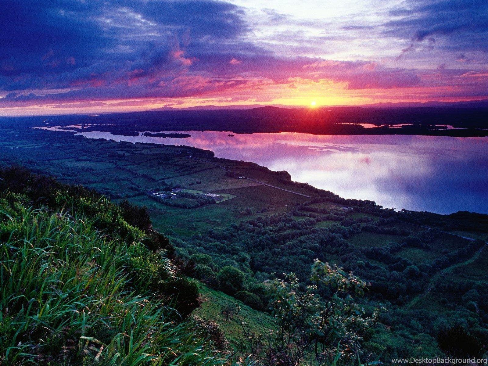 1600x1200 Sunset Across Ireland Free Desktop Background Free Wallpaper Image Desktop Background