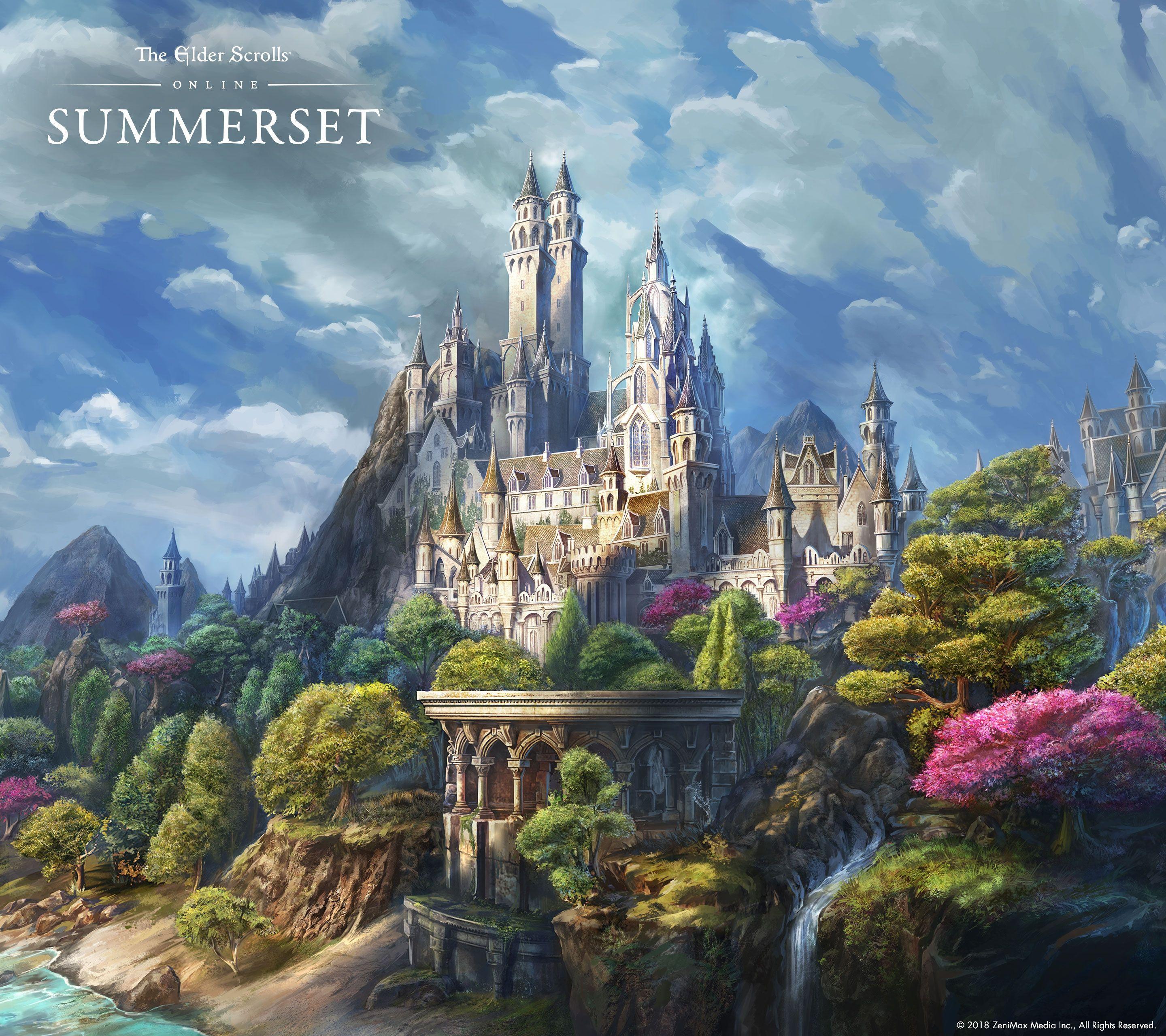 2880x2560 Royal Alinor, Capital of the High Elves Elder Scrolls Online