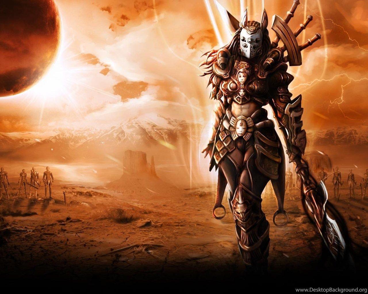 1280x1024 Wow Night Elf Hunter Wallpaper Desktop Background