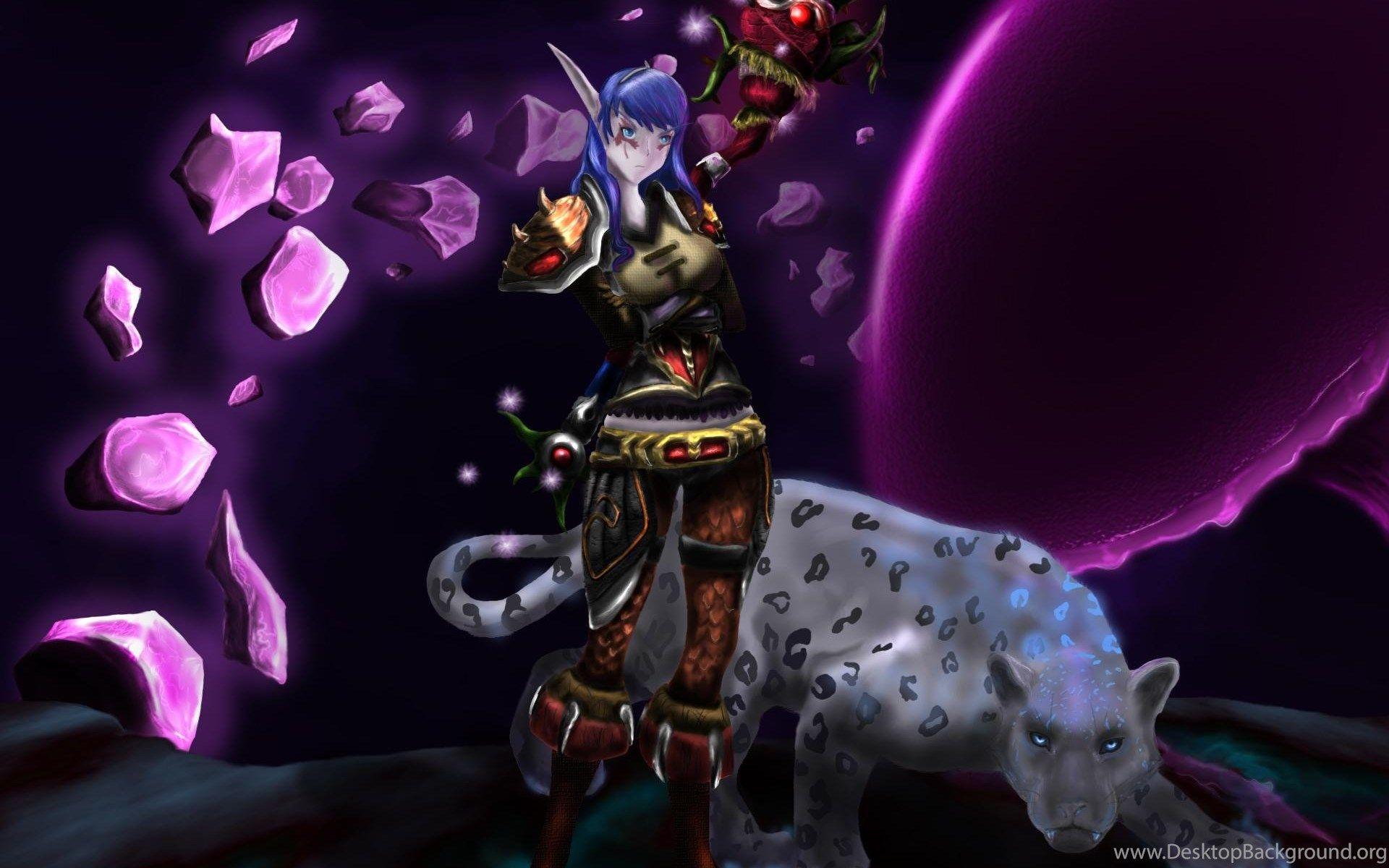 1920x1200 Night Elf Hunter In Deepholm Wallpaper, deepholm HD Wallpaper, night. Desktop Background
