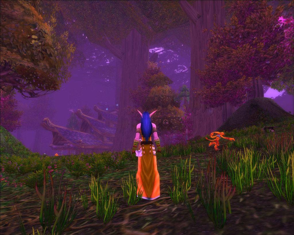 1024x819 Teldrassil Neon Lights / Pre Cataclysm Starter Zone