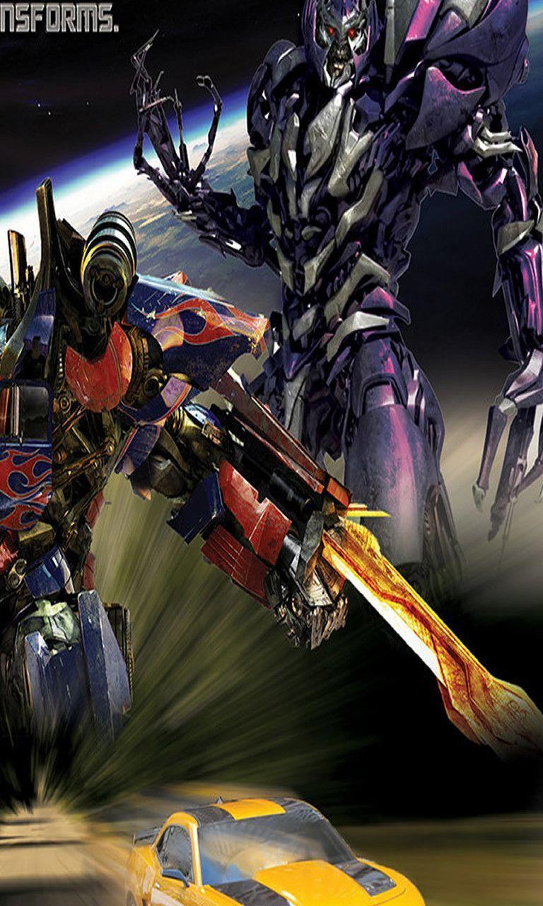 768x1280 Transformers 4 Rise Of Galvatron Wallpaper