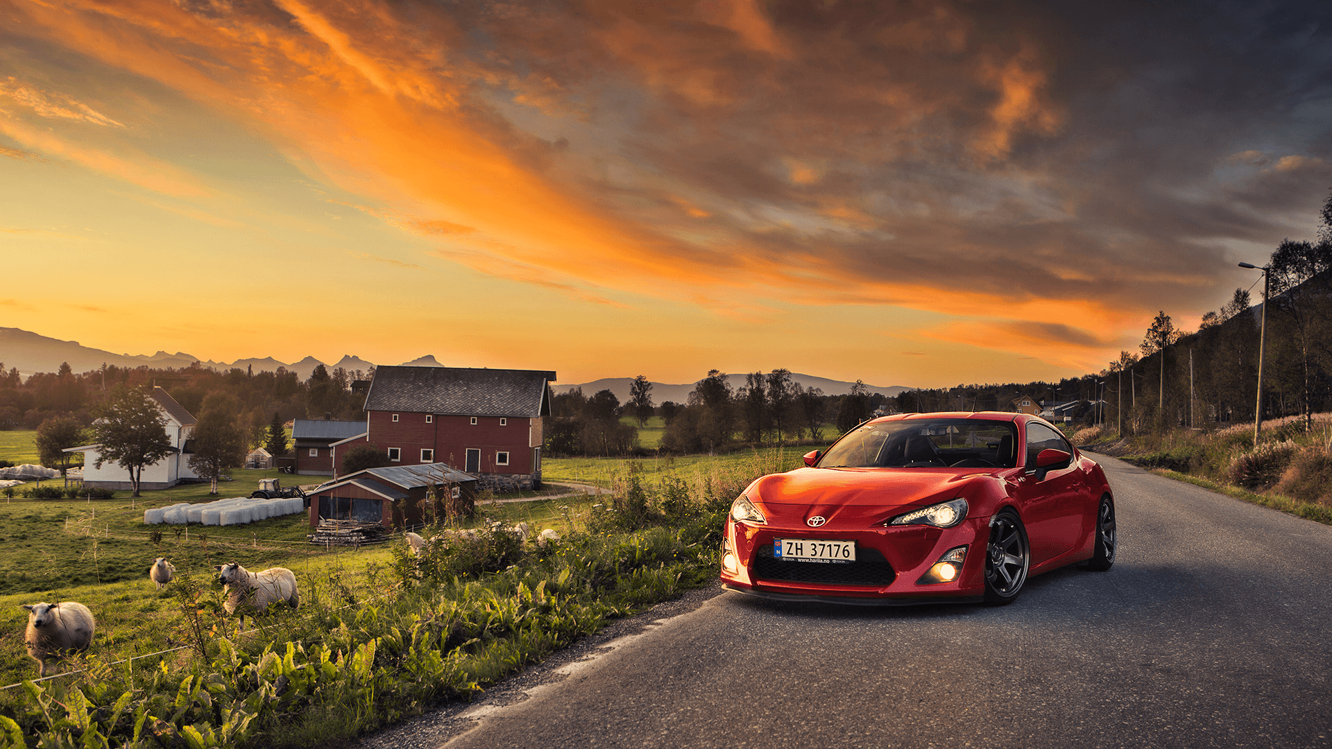 Car Sunset Wallpapers - Top Free Car Sunset Backgrounds - WallpaperAccess