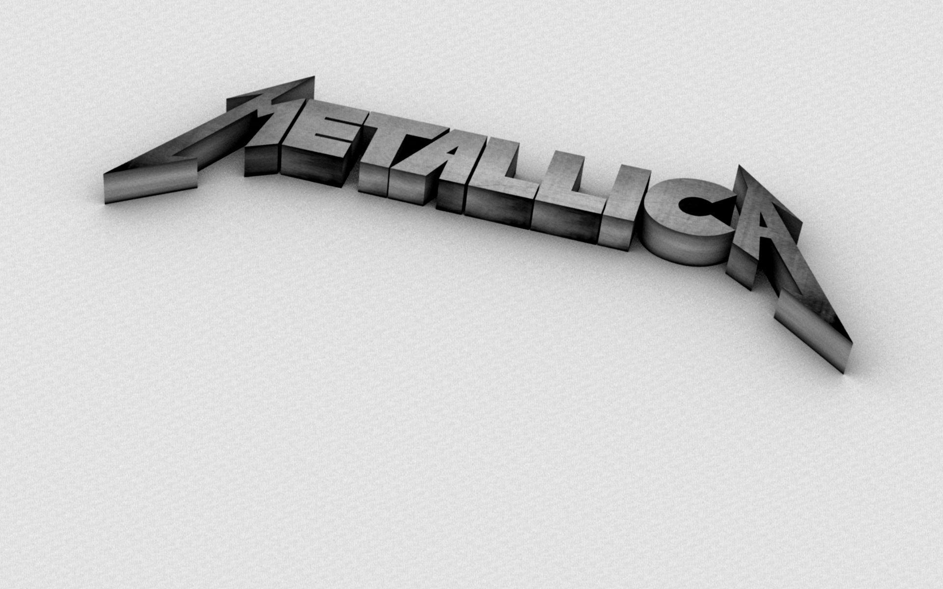 1920x1200 3D Metallica Logo wallpaper