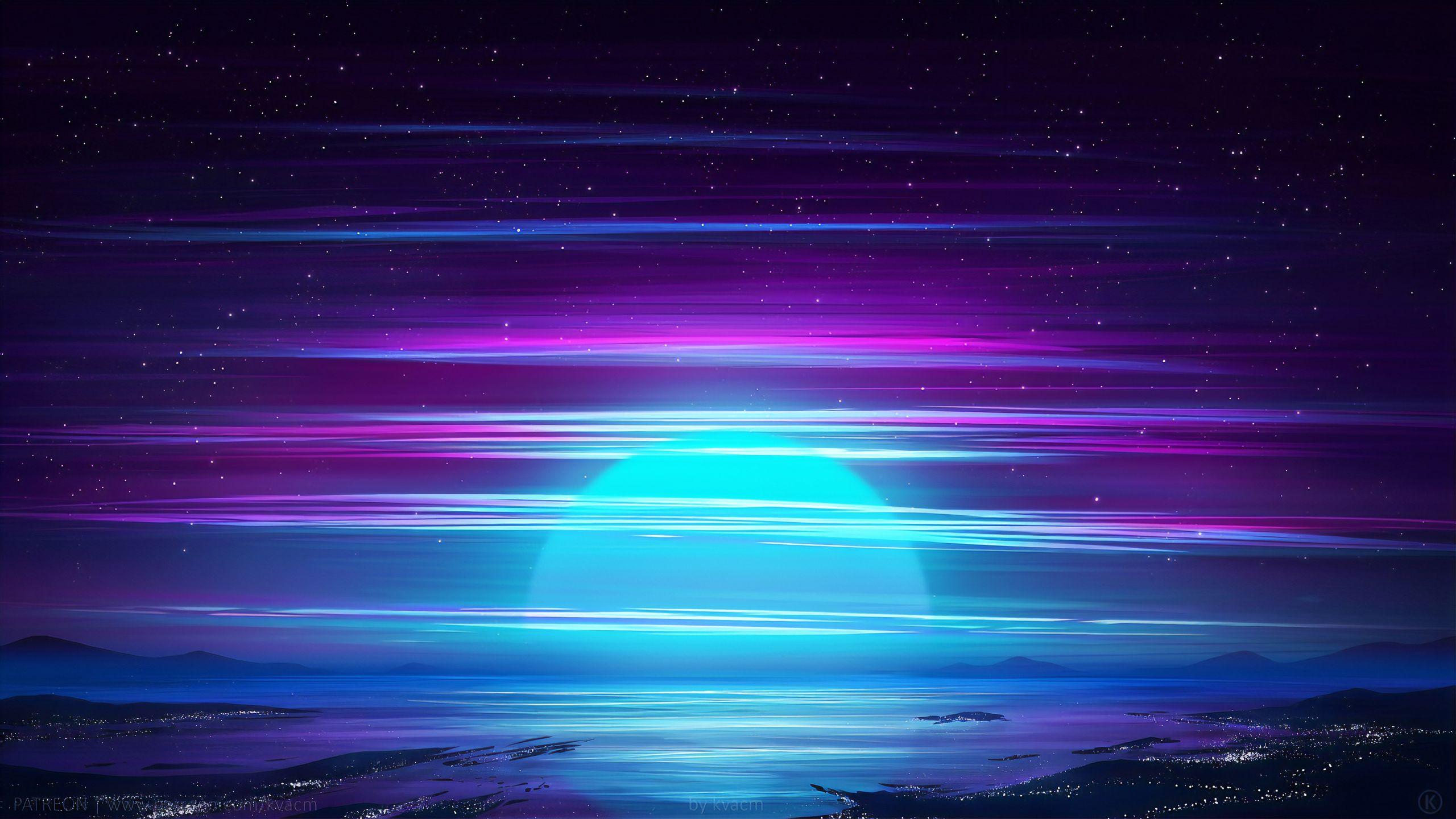 2560x1440 Midnight Sun 1440P Resolution HD 4k Wallpaper, Image, Background, Photo and Picture