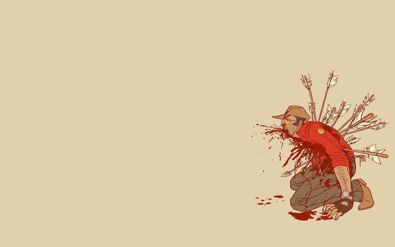 1280x800 Sniper TF2 Artwork. Team fortress, Team fortress Sniper