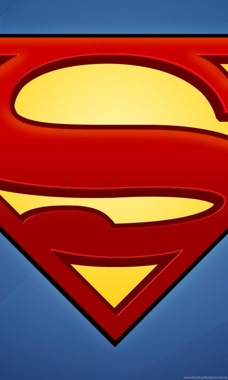 768x1280 Superman Logo iPhone 5 Wallpaper Desktop Background