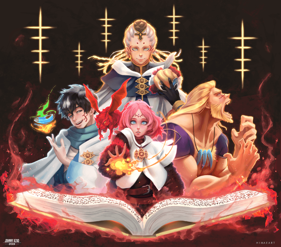 954x838 Eye of the Midnight Sun (Collab w/ JohnnyAzad). Black clover anime, Anime, Character art