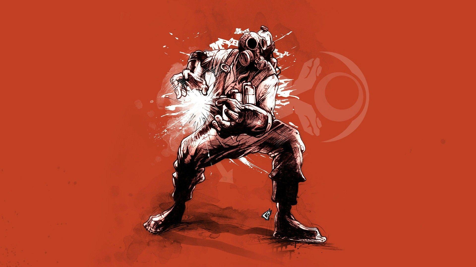 1920x1080 video games, Pyro TF Team Fortress Pyro wallpaper