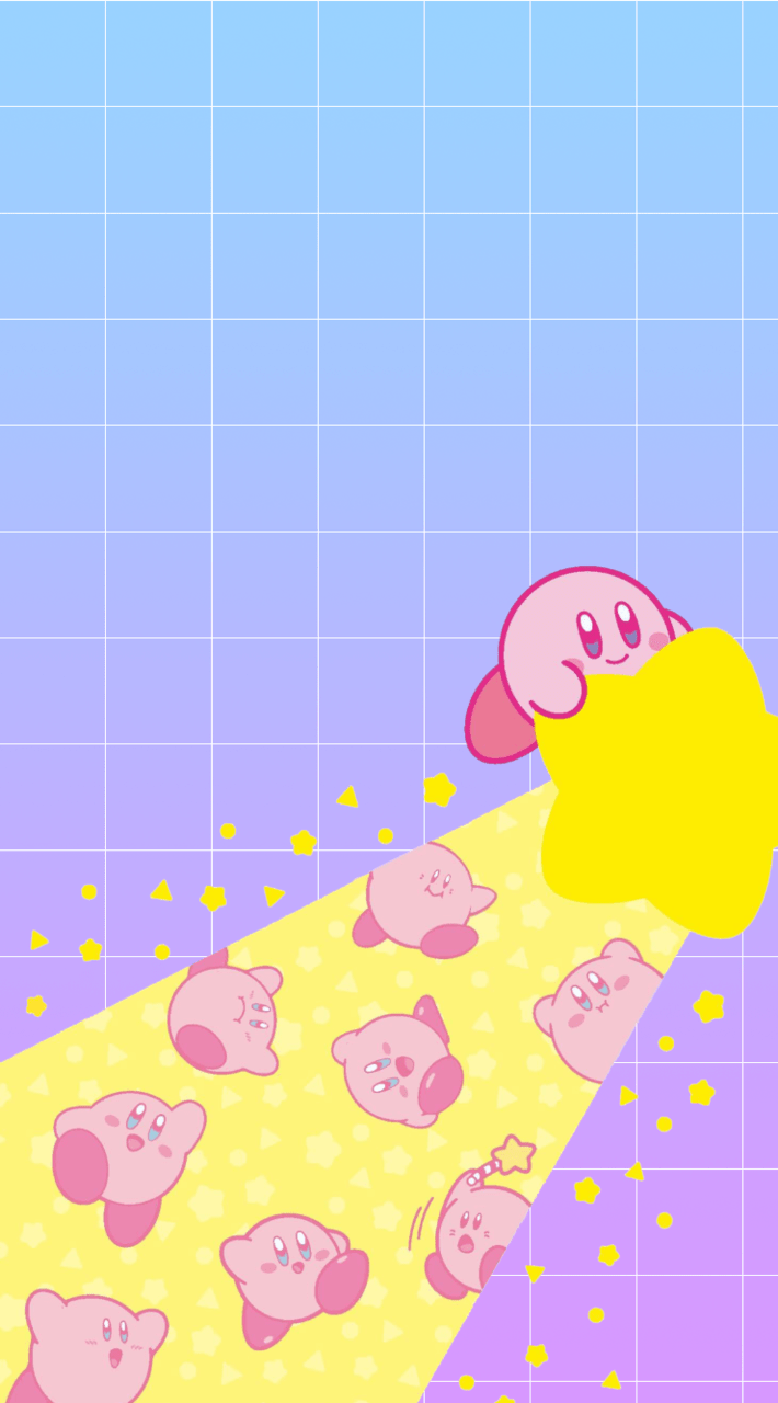 Made some Kirby mouthfull wallpaper  feel free to use them   rNintendoSwitch