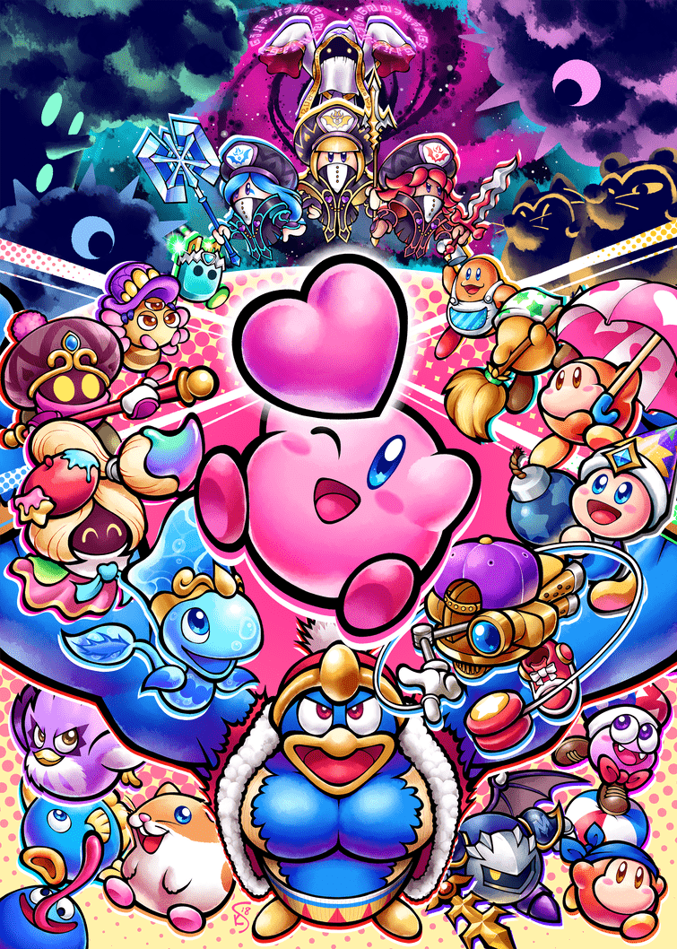 755x1058 Kirby Wallpaper