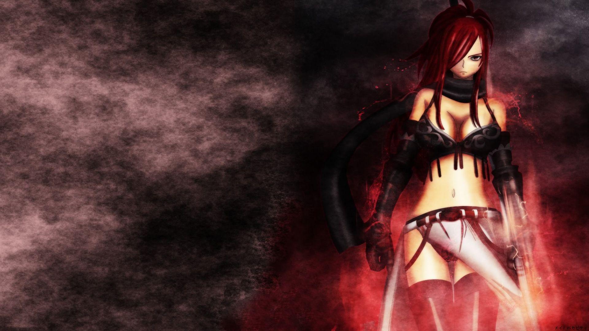 1920x1080 Erza Scarlet Fairy Tail Wallpaper:1920x1080