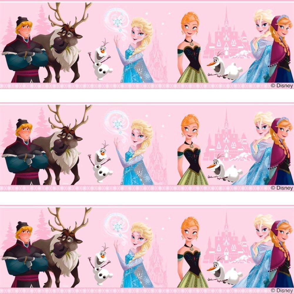 1000x1000 Disney Frozen Elsa Anna Olaf Childrens Movie Wallpaper Border FR3503 2 Desktop Background