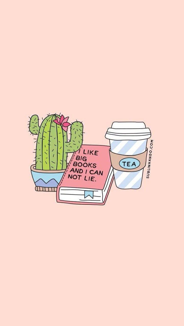 721x1280 wallpaper #books #tea #cactus. Cute tumblr wallpaper, Wallpaper iphone cute, Hipster wallpaper