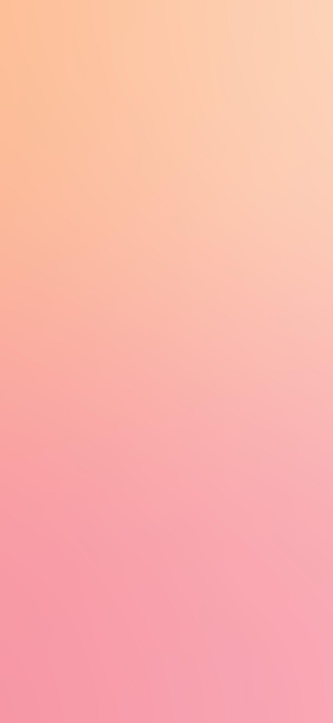 1125x2436 iPhone X wallpaper. pink peach soft pastel blur gradation