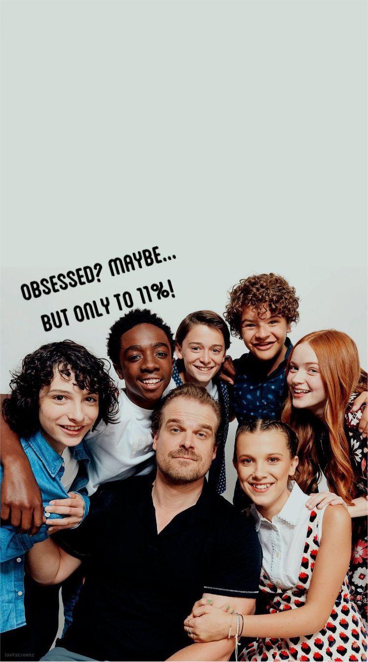 750x1347 Stranger Things Cast Wallpaper