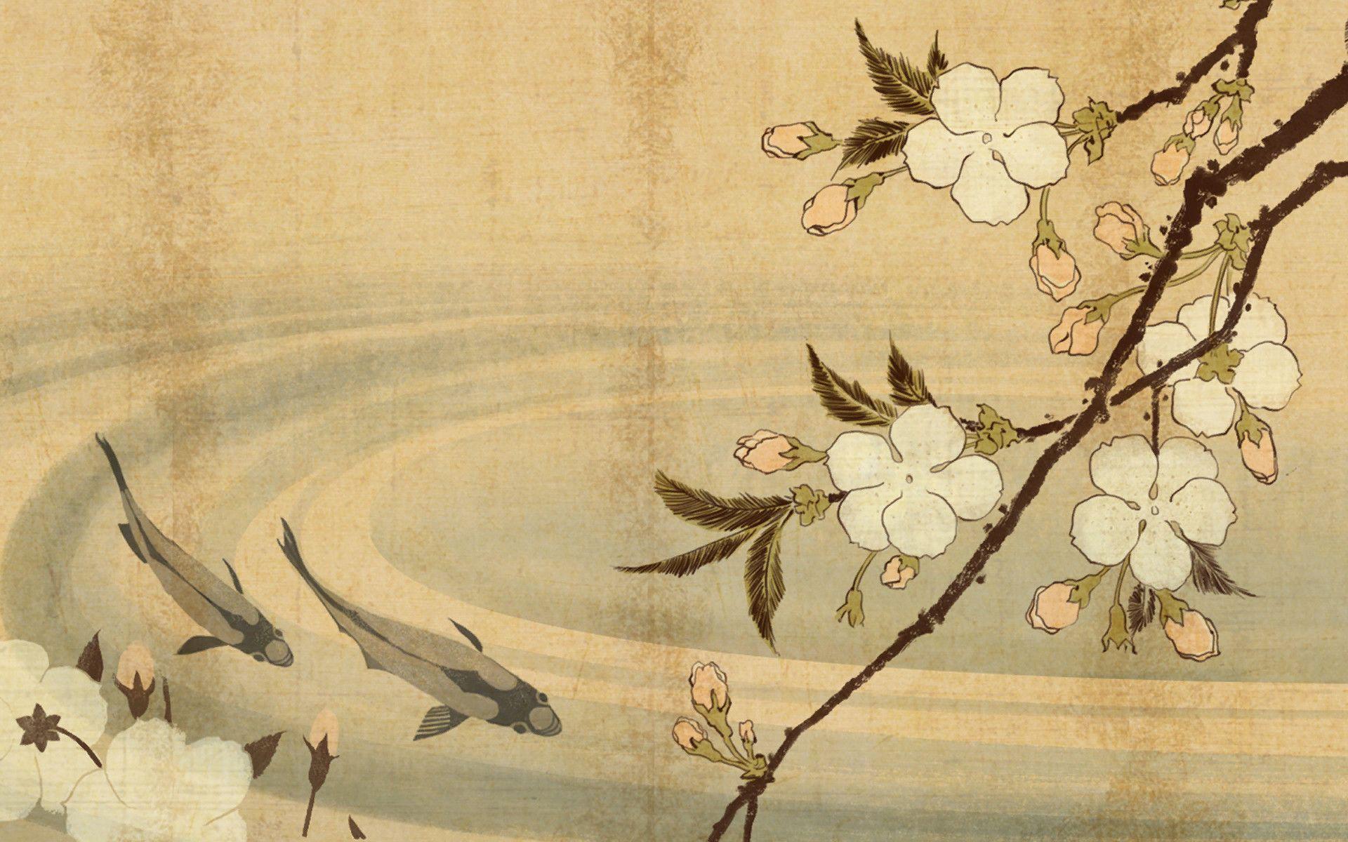 1920x1200 HD Koi Fish Wallpaper