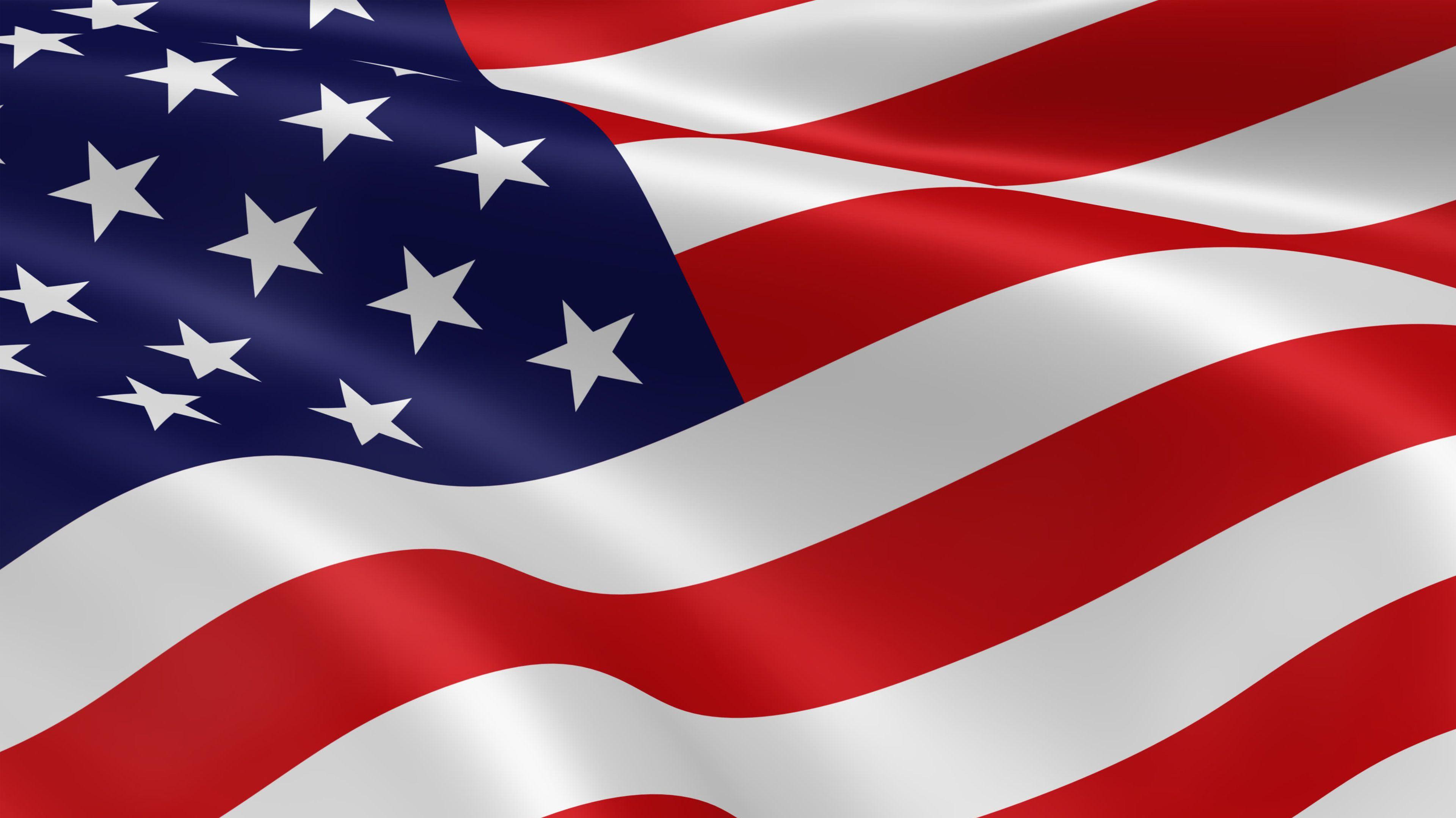3840x2160 USA Flag 4K 4K wallpaper