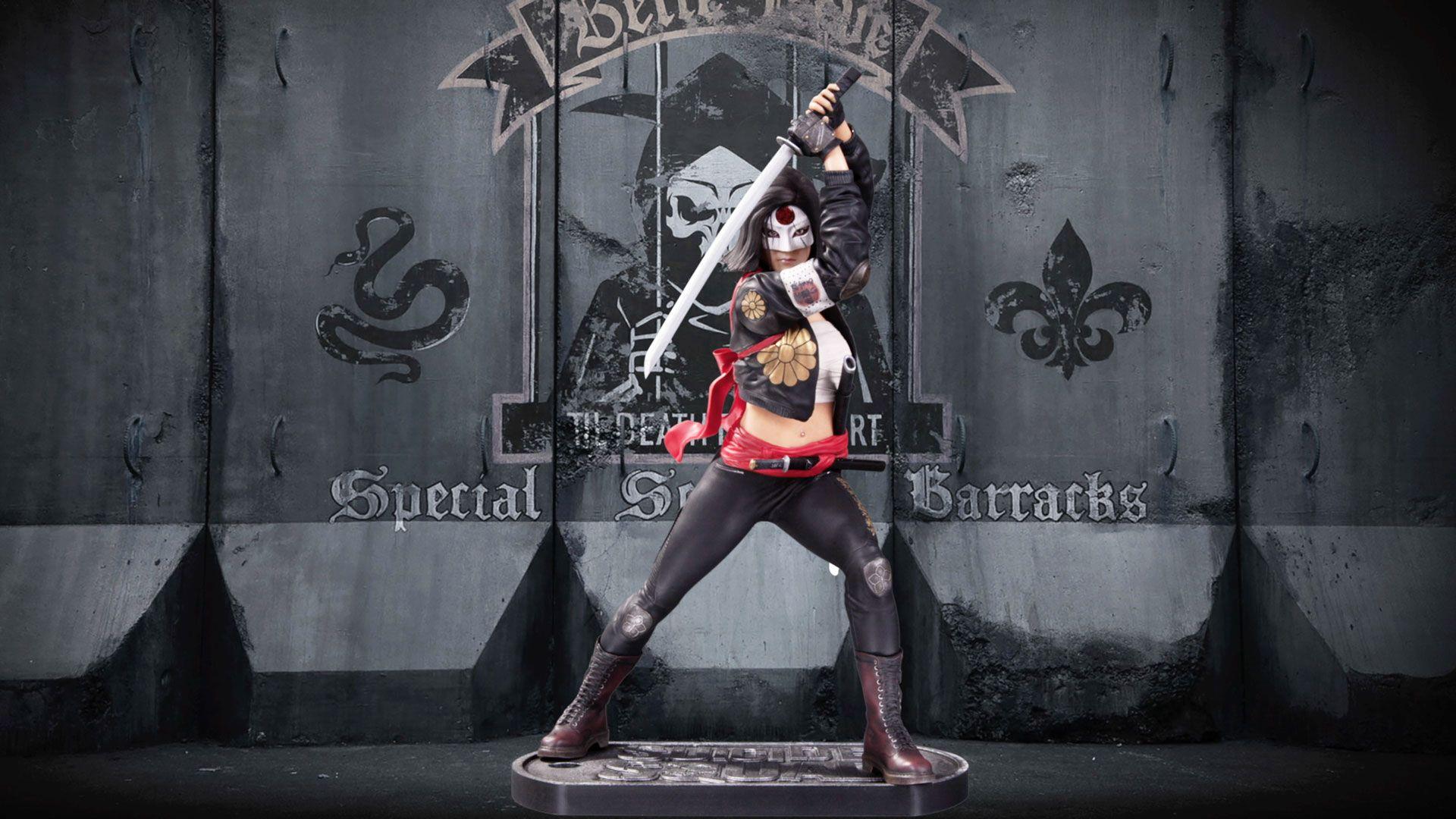 1920x1080 Suicide Squad Collectibles Katana Statue Turnaround