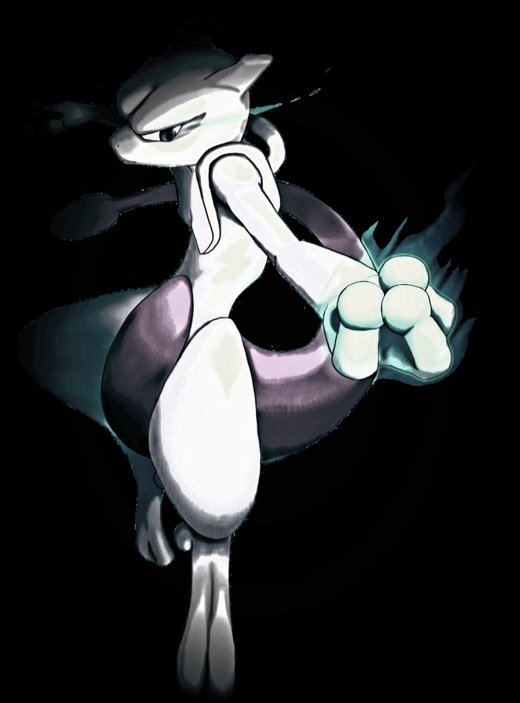 1024x1383 Phone Mewtwo Wallpaper