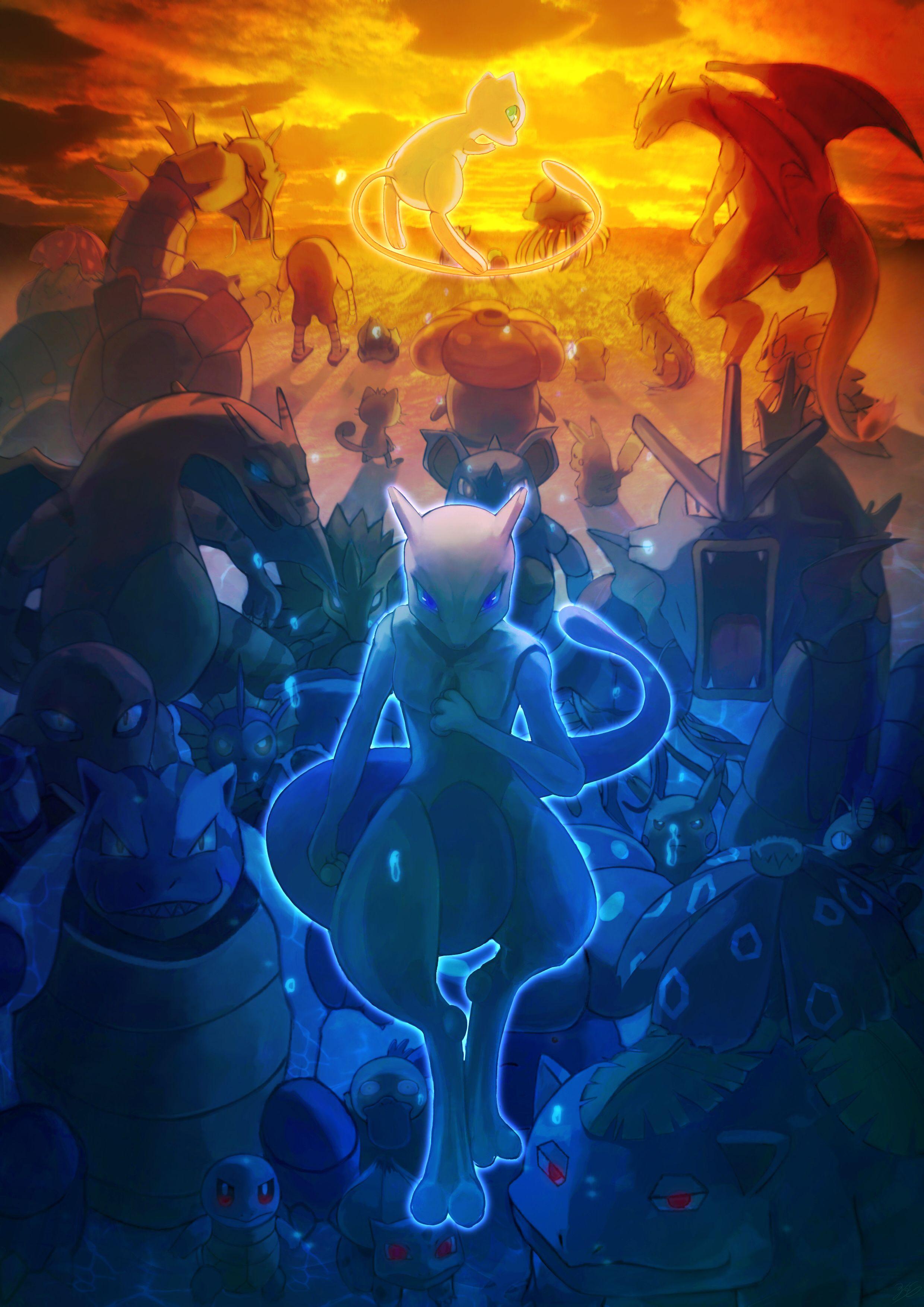 2480x3508 Pokemon Mewtwo Strikes Back Evolution